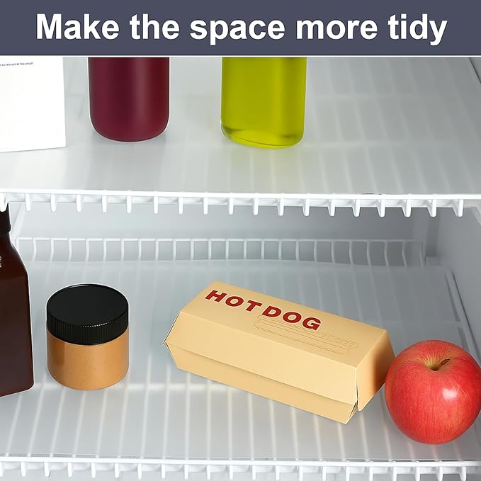 Barydat 8 Pcs Frosted Plastic Shelf Liner Waterproof Non Adhesive Shelf Mats for Wire Shelves Strength Wire Shelving Cover for Kitchen Shelving Unit Pantry Cabinet Storage (Clear,12 x 48 Inch)