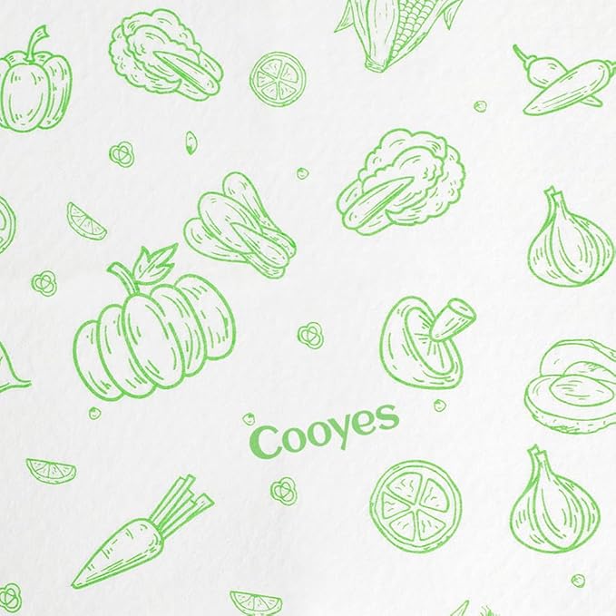 Cooyes 6 Pack Refrigerator Shelf Liners for French Door Fridge, 17.7" × 36" Extra Large, Non-Slip Fridge Mats Machine Washable, Refrigerator Drawer Liner for Glass Shelves Kitchen Cabinet