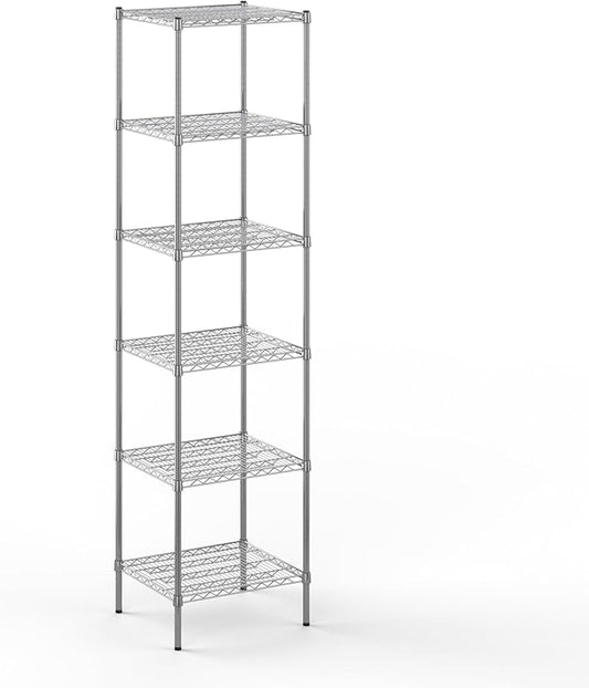 21" Deep x 24" Wide x 96" Height Wire Shelving Kit | 6-Tier | NSF Commercial Storage Rack Unit