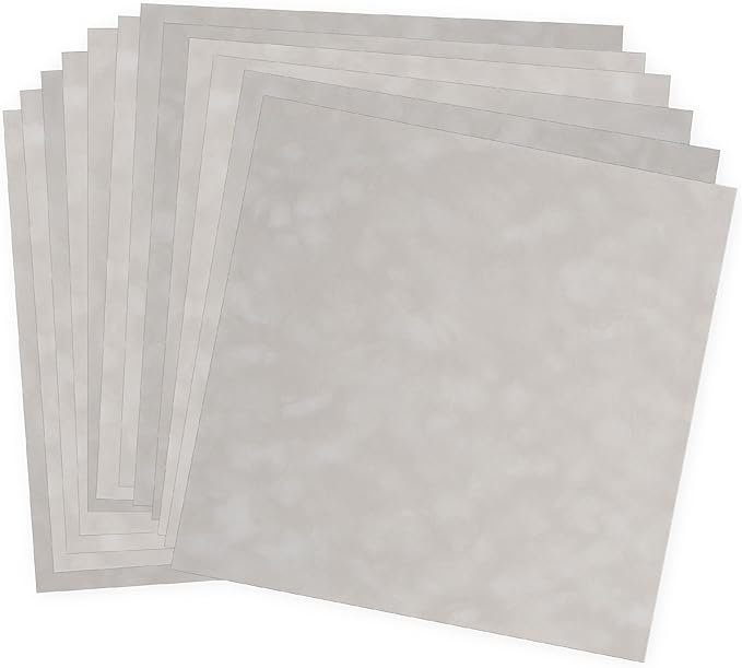 S.E.I Dolphin Velvet Paper, Felt Fabric For Drawer and Jewelry Box Liner, 12" x 12" - 12 Sheets