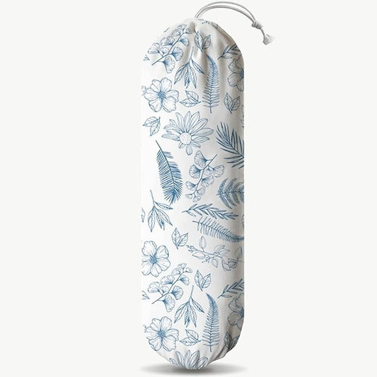Aesthetic Bag Holder, Bag Dispenser for Plastic Bags, Washable Shopping Grocery Bags Holder Organizer, Kitchen Housewarming Gifts for Women Family Friends Grandma Mom, bags-12