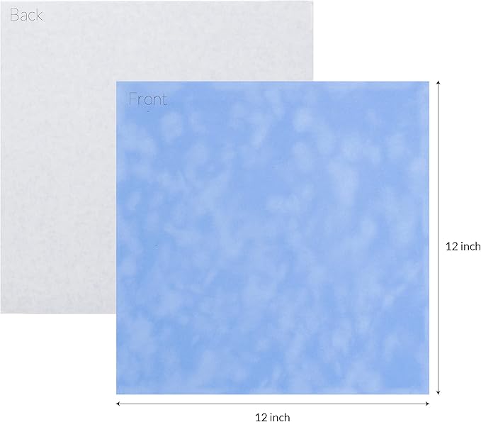 S.E.I Bay Velvet Paper, Felt Fabric For Drawer and Jewelry Box Liner, 12" x 12" - 12 Sheets
