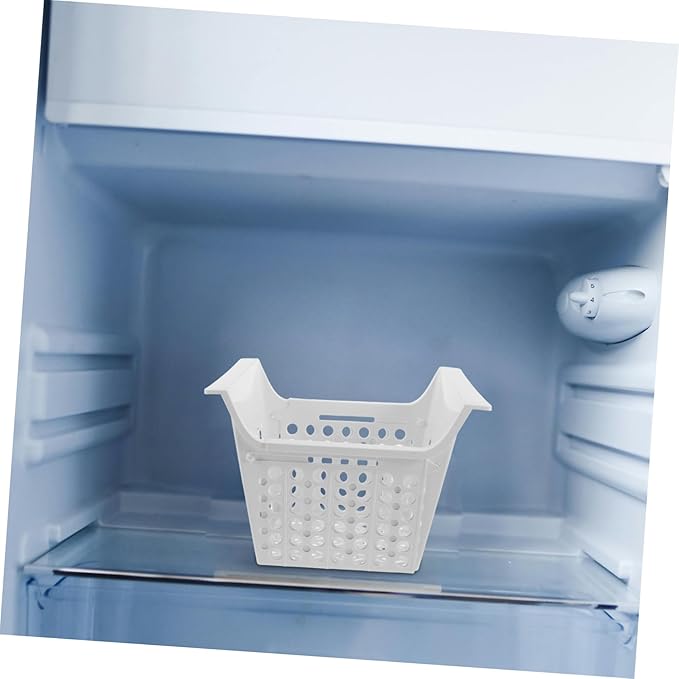 PRETYZOOM Expandable Freezer Organizer Basket Hanging Bin for Chest Freezer with Drainage Versatile Fridge Storage Maximize Vertical Space
