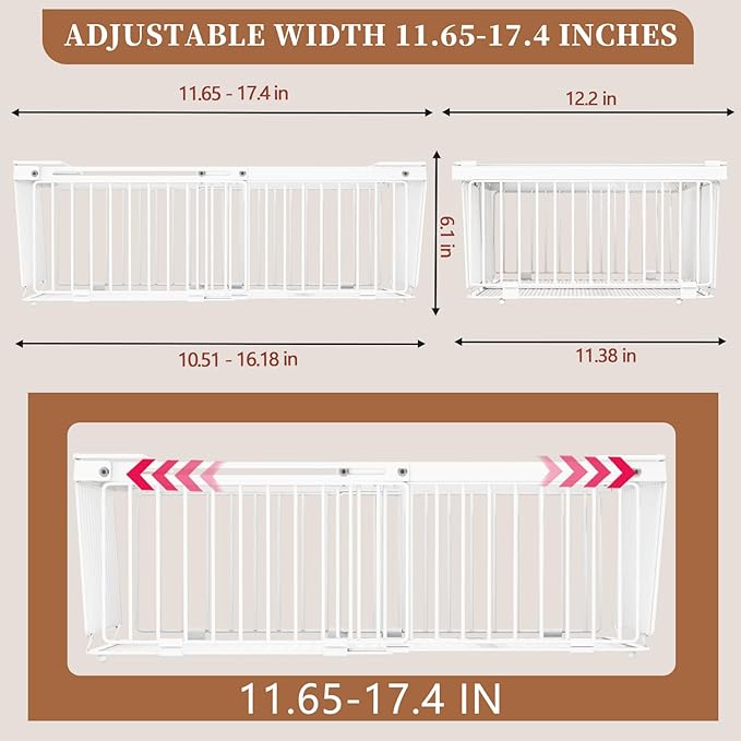 Large Freezer Organizer Bins，Upgraded Bottom Leak-Proof net，2 Pack， Expandable Stackable Chest Freezer Containers with Handle，for Fridge, Deep Freezer, Cabinet, Kitchen, Pantry (White-3Pack)