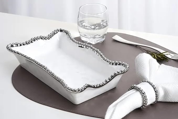 Pampa Bay Napkin/Guest Towel Holder (Classic White)