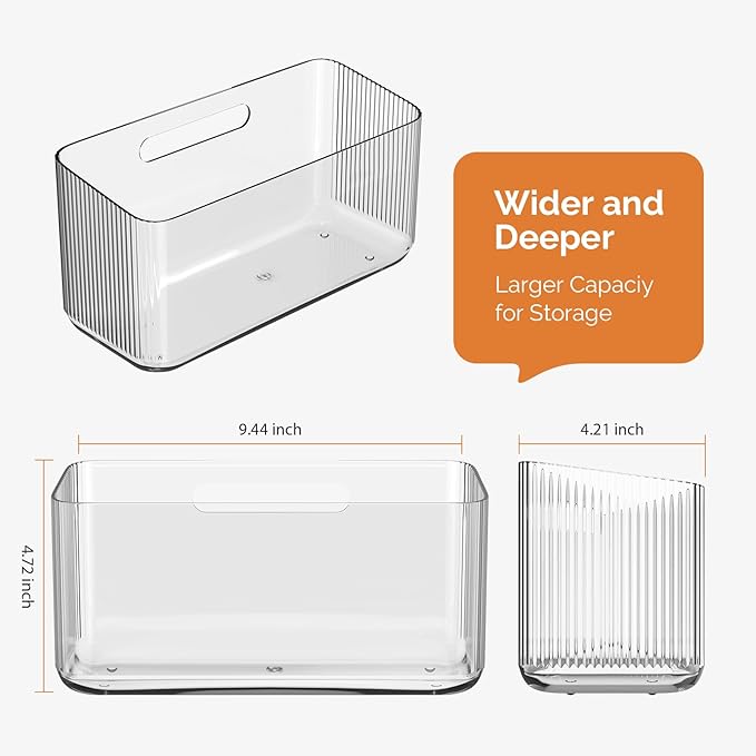 2 Pack Cabinet Door Organizers Plastic Wrap Holders for Kitchen Organizers, No drilling Wall Door Mount Kitchen Wrap Rack for Foil Wrap, Cling Wrap, and Food Bags, Clear