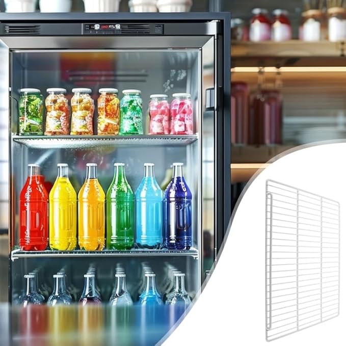 Freezer Rack Organizer Heavy Duty Wire Shelf Divider for Refrigerator and Freezer Storage Adjustable Wire Shelf for Pantry