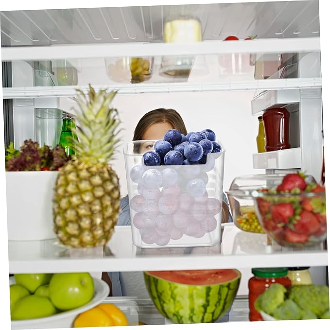 10pcs Storage Box Versatile Refrigerator Organizer for Condiments Fruits and Vegetables Space-saving Design for Kitchen and Pantry Use