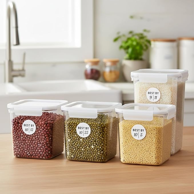 600pieces Expiration Date Stickers Day Dots Food Labels Dot Stickers 1 Inch Waterproof Spice Labels Sticker for Food Containers Storage Freezer Restaurant Foodsaver Service Prep, Best by Label