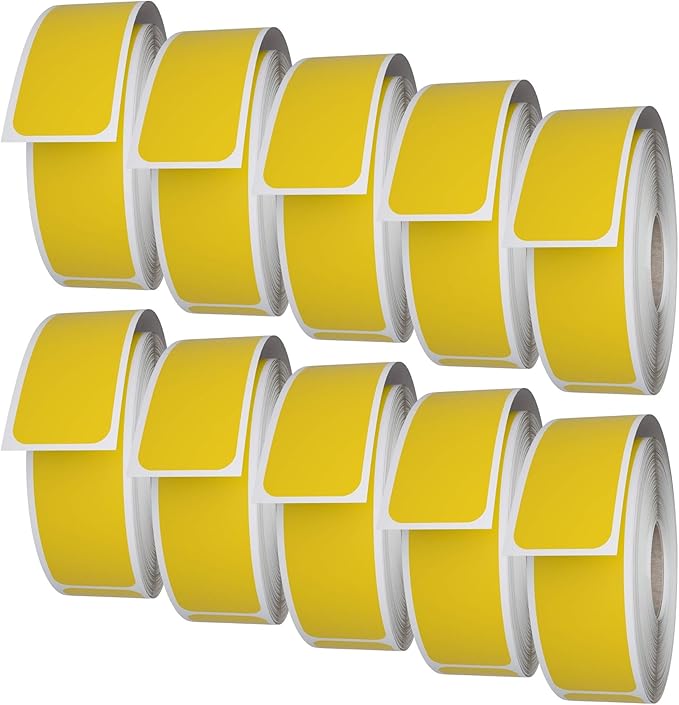 Royal Green Rectangular Color-Coding Labels 3x1-20 Sticker Rolls (75mm x 25mm) - 5000 Pack