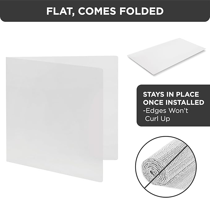 HOLDN' STORAGE Hard Plastic Liner for Pull Out Shelf, Fits Pull Out Cabinet Organizer 20"L x 10"W