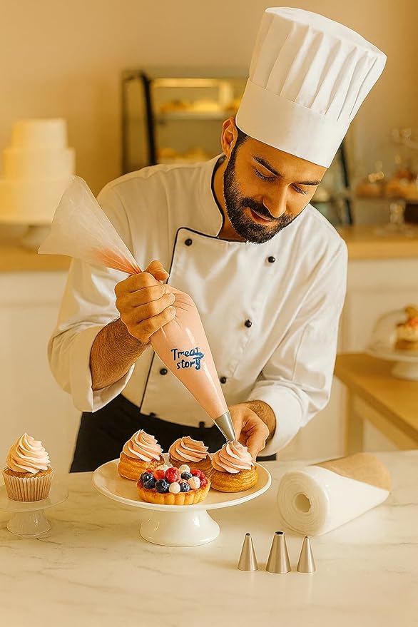 Disposable Piping Bags Roll, Professional Pastry Decorating Bags