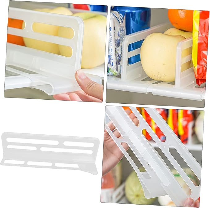 KALLORY Fridge Partition Yogurt Organizer for Fridge Freezer Organization Storage Organizer Compartment Divider