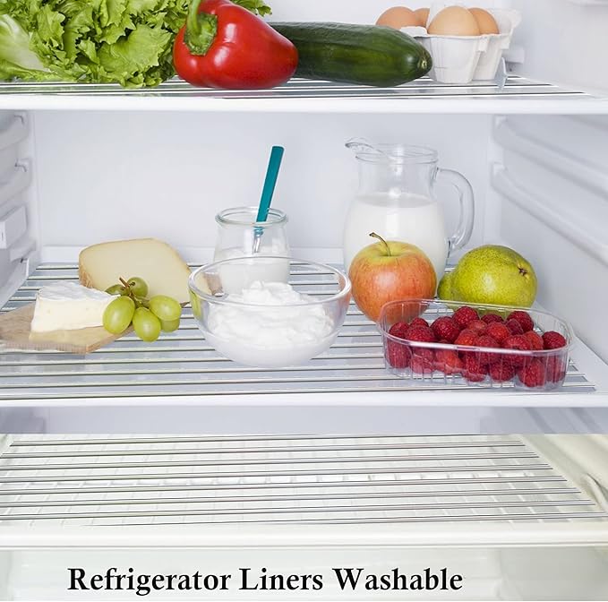 Shelf Liners for Kitchen Cabinets Non Adhesive Drawer Liner 20 Inch Wide X 20 Ft Clear Non Slip Waterproof Refrigerator Mats Closet Pantry Shelf Liner Cupboard Liners Kitchen Bathroom