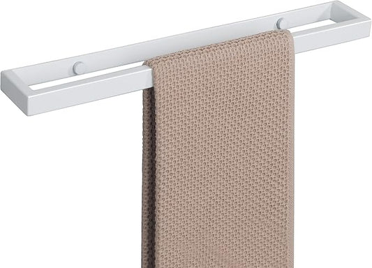 Alise Bath Towel Bar,Wall Mount Towel Holder Towel Rack Towel Hanger for Bathroom Lavatory,16 Inch SUS304 Stainless Steel Towel Rail,White Finish