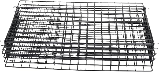 Foldable Countertop Storage Rack, Multi Tires Stainless Steel Space Saving Shelf Collapsible Stackable Organizer with Mesh Design for Drying Food Seasoning (4 Layers)