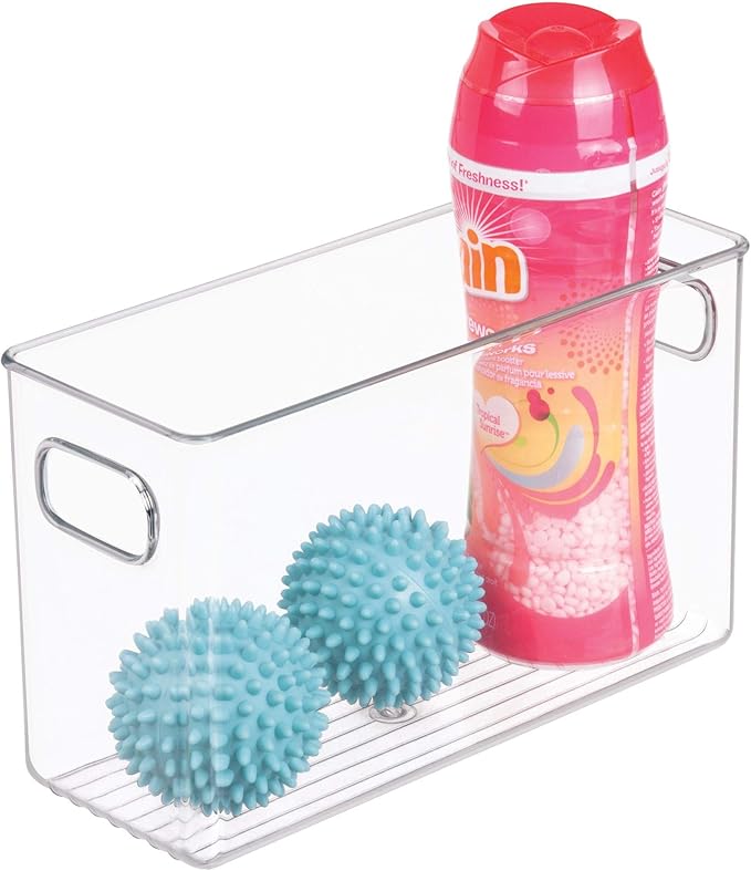 InterDesign Linus Plastic Countertop, Closet, and Vanity Organizer, Storage Bin for Bathroom, Bedroom, Office, Craft Room, Kitchen, Small