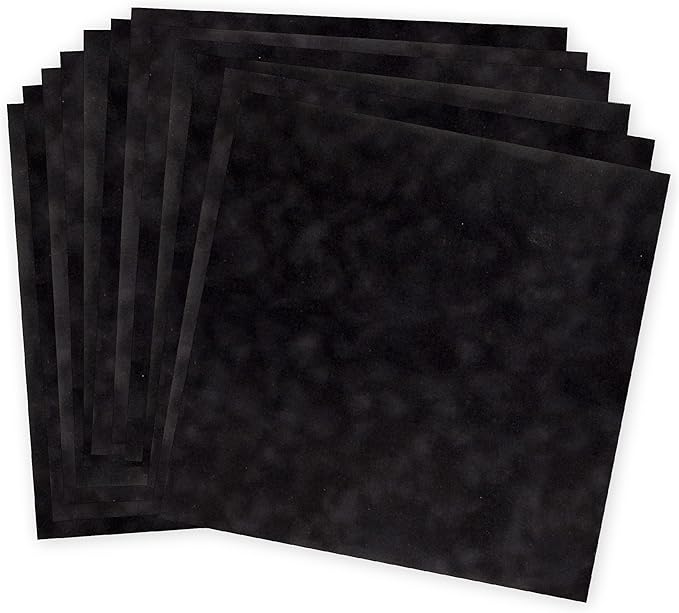 S.E.I Midnight Velvet Paper, Felt Fabric For Drawer and Jewelry Box Liner, 12" x 12" - 12 Sheets