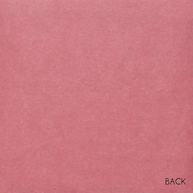 S.E.I Salmon Velvet Paper, Felt Fabric For Drawer and Jewelry Box Liner, 12" x 12" - 12 Sheets