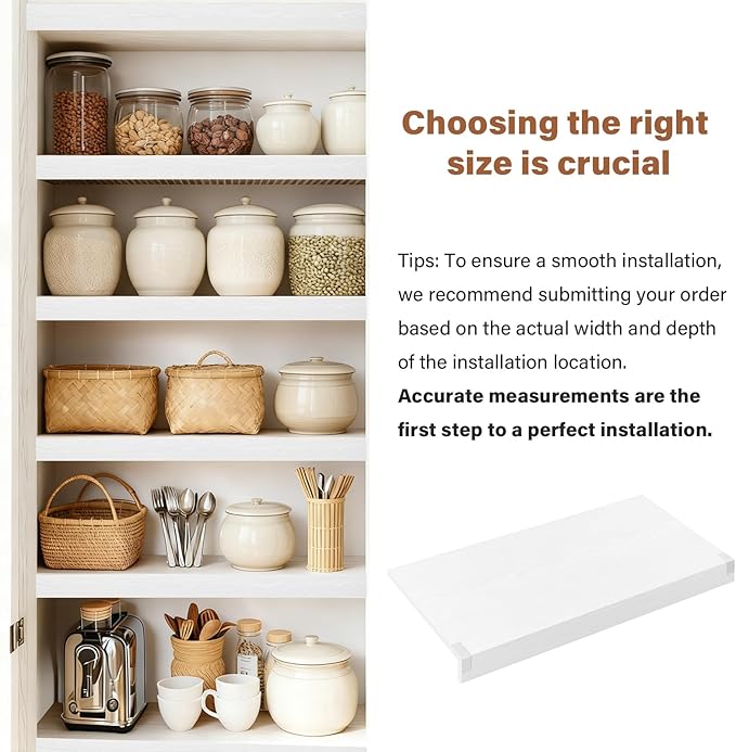 Wire Rack Covers for Shelves, 32 * 12 inch Wires Shelf Ccover, Shelfs Covers for Wire Shelving, Easy to Cut Install Wires Shelf 0.31-inch Thick Moisture Durable Shelfs Liner for Kitchen, Pantry White