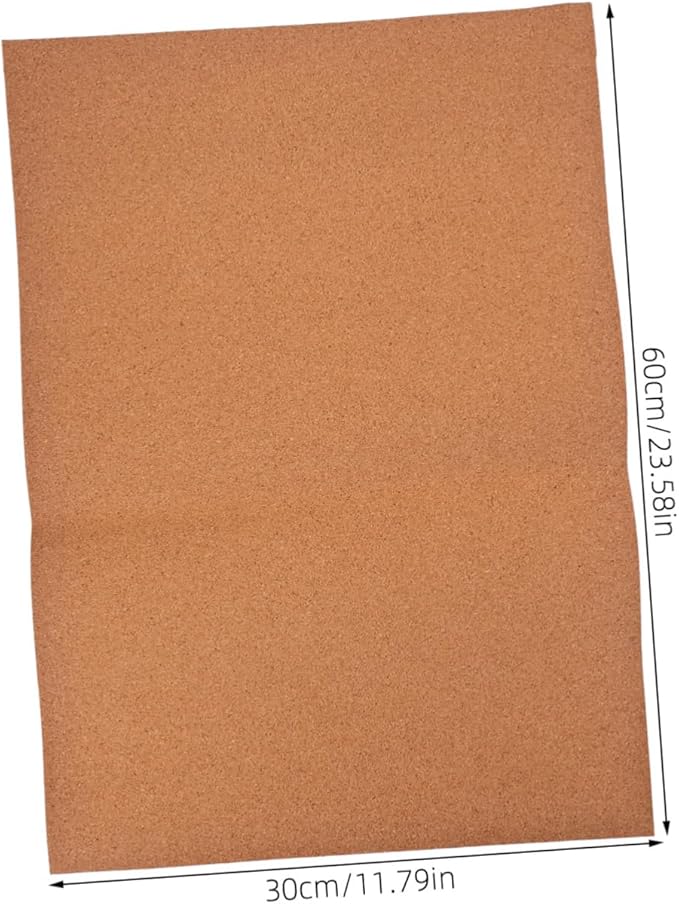 OFFSCH 2Sheets Cork Drawer Liners for Kitchen Cabinets High Density Moisture and Shock Absorbing Cork for DIY Crafts and Versatile Home Use