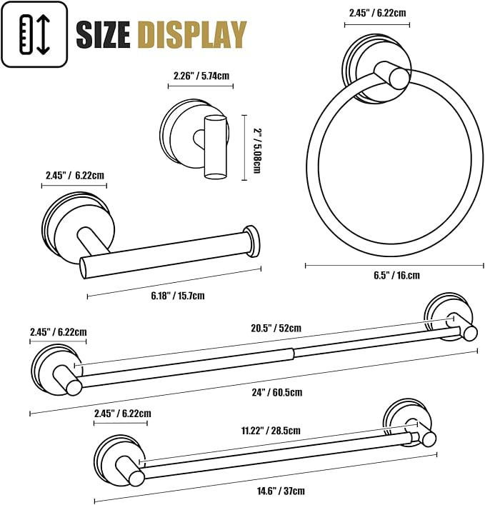 BKV Suction Cup Toilet Paper Holder,SUS 304 Stainless Steel Toilet Paper Holder Wall Mount for Bathroom,Kitchen-Matte Black