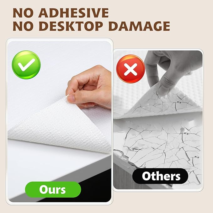 Shelf Liners for Kitchen Cabinets Non Adhesive Drawer Liner 23.6in x 30FT Pure White Thickened Shelf Liner Strong Non-Slip Easy to Clean for Tool Box Refrigerator with Knife and Tape Measure