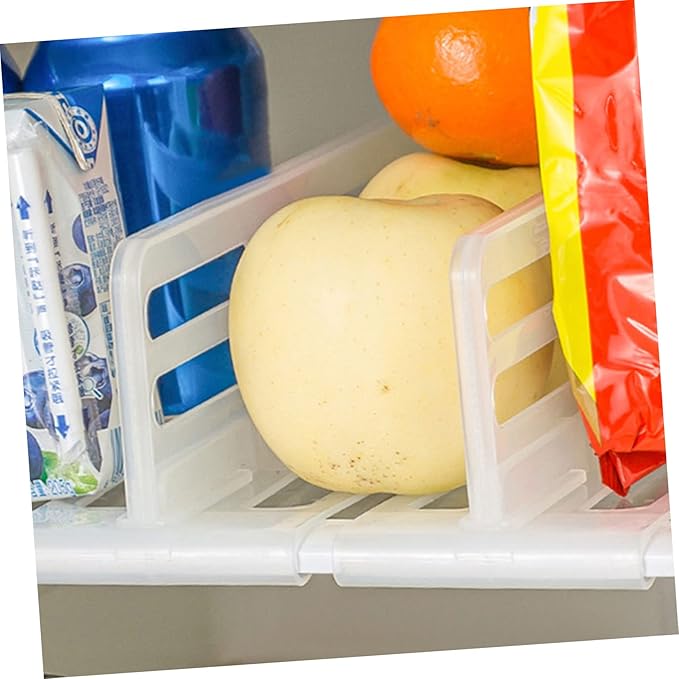 KALLORY Fridge Partition Yogurt Organizer for Fridge Freezer Organization Storage Organizer Compartment Divider