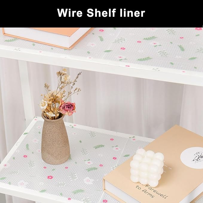 Cooyes Shelf Liner – Premium Non-Adhesive Cabinet & Drawer Liner for Kitchen – Waterproof Shelf Paper with Modern Pattern – Durable EVA Cabinet Mat – Easy to Cut (17.5" W x 360" L)