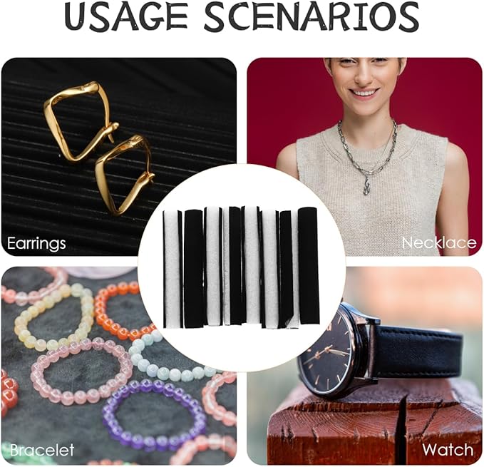 8 Pcs Velvet-lined Jewelry Tray Organizer for Drawer Adjustable Holder with Sponge Padding for Earring, Ring, Bracelet, Necklace, Brooch Storage