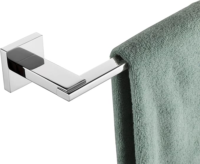 KOKOSIRI 32 Inch Bath Towel Bars Bathroom Towel Racks Towel Holder Towel Rods Kitchen Towel Hanger Bathroom Accessories Stainless Steel Wall Mounted Polished Chrome B4006CH-L32