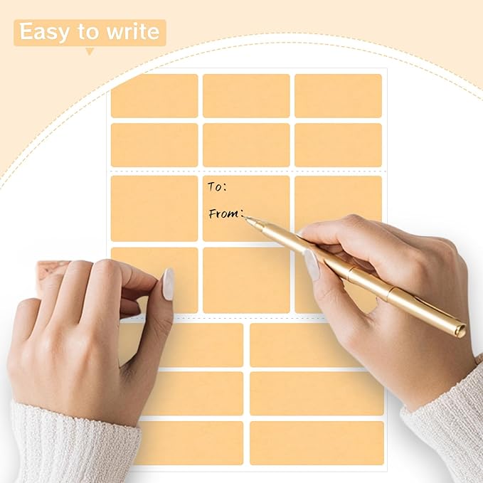 540Pcs Removable Food Labels, 3 Size Labels for Jars, Essential Oil Bottle,Spice Bottle,Food Storage Gift Label Stickers