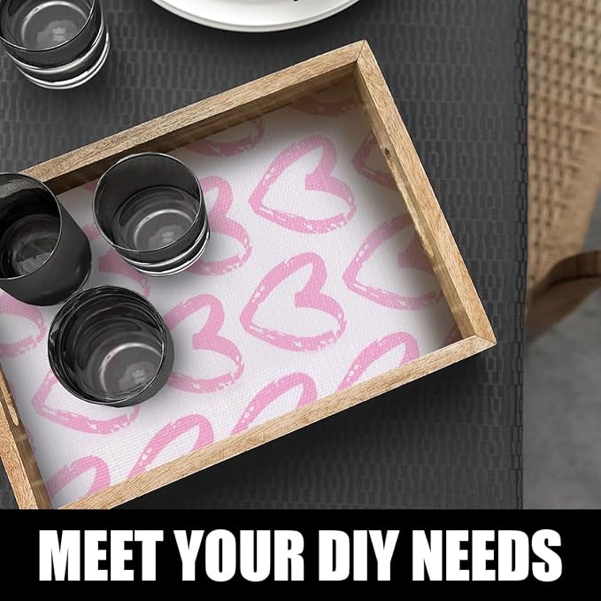 Amiitay Pink Heart Shelf and Drawer Liner for Cabinets, 12IN x 20FT Non-Adhesive and Strong Non-Slip Shelf Cabinet Drawer Liners for Kitchen,Table,Bookshelves,Waterproof Cupboard Liners,Easy to Clean