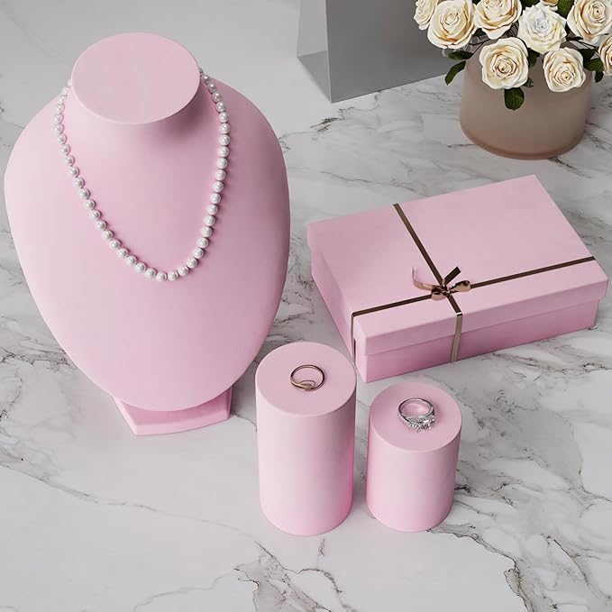 VaryPaper Self Adhesive Pink Velvet Drawer Liner 15.7" x 78.7" Soft Fabric Flocking Contact Paper for Cabinets Shelves Jewelry Box Liner Felt Lining Velvet Wallpaper Peel and Stick for Nursery Bedroom
