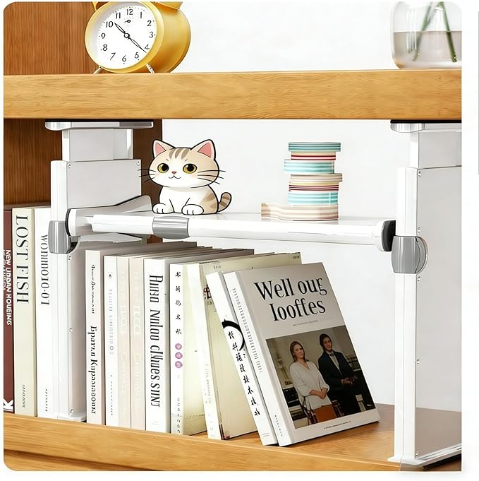 Adjustable Drawer Dividers 3-Pack Expandable Organizers with Non-Slip Pads for Kitchen Bathroom Dresser Vanity Desk Office Easy Install (White,Small(11.1-17.3 in))
