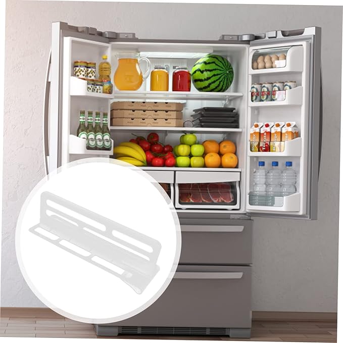 Refrigerator Divider Multifunctional Fridge Partition Adjustable Space Separator for Organization Sturdy Plastic Design for Freezers and Refrigerators