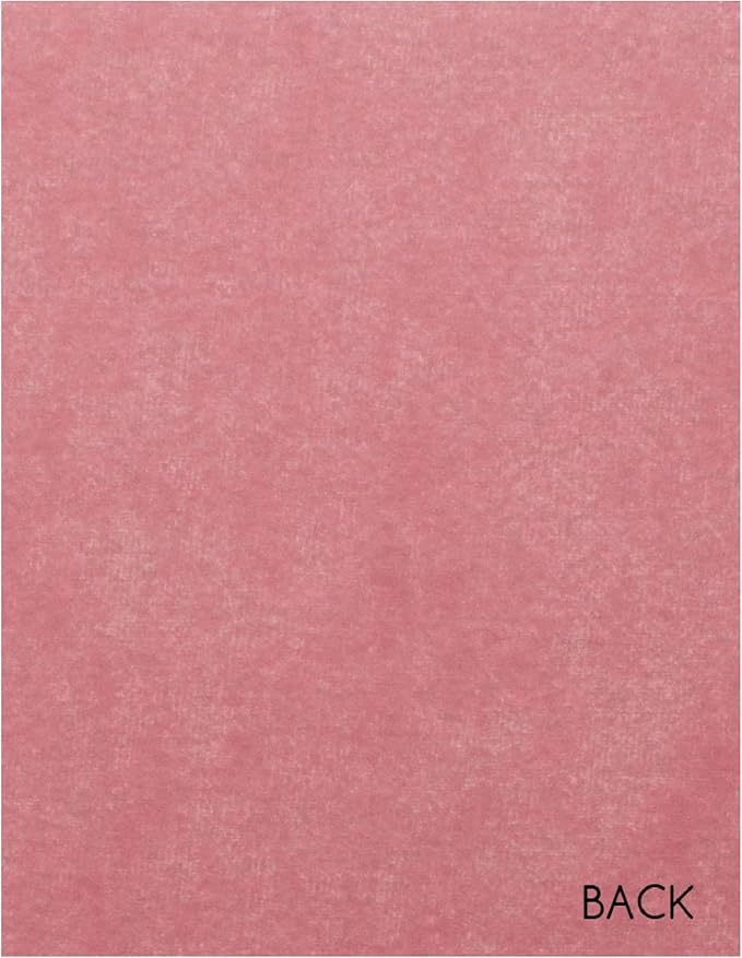 S.E.I Wine Velvet Paper, Felt Fabric For Drawer and Jewelry Box Liner, 8.5" x 11" - 12 Sheets