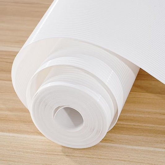 Shelf and Drawer Liner for Kitchen Cabinet, Non-Adhesive 12in x 120in Waterproof Durable Thickened EVA Material Easy-to-Cut Contact Paper Non Slip Mat for Refrigerator, Cupboard, Dresser