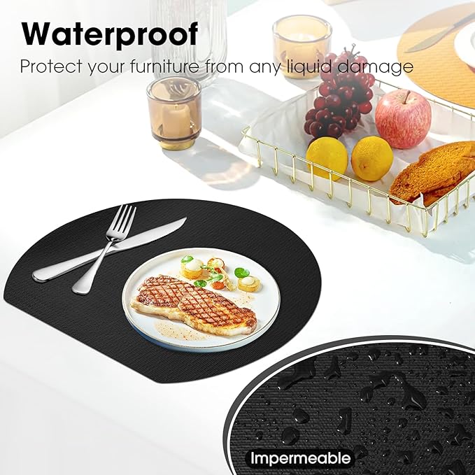ALIUNI Drawer and Shelf Liner, Non-Slip Kitchen Cabinet Liners Non-Adhesive Thick Strong Grip Waterproof Washable Mats Protect Dresser Shelves Cupboard Bathroom Cabinets, Black, 12 in X 30 FT