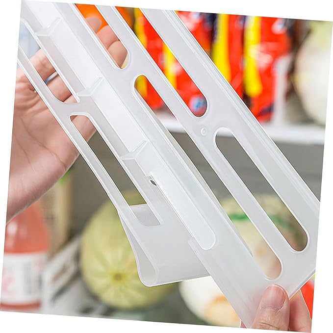 Refrigerator Divider Multifunctional Fridge Partition Adjustable Space Separator for Organization Sturdy Plastic Design for Freezers and Refrigerators