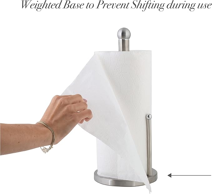 Kitchen Details Paper Towel Holder in Stainless Steel