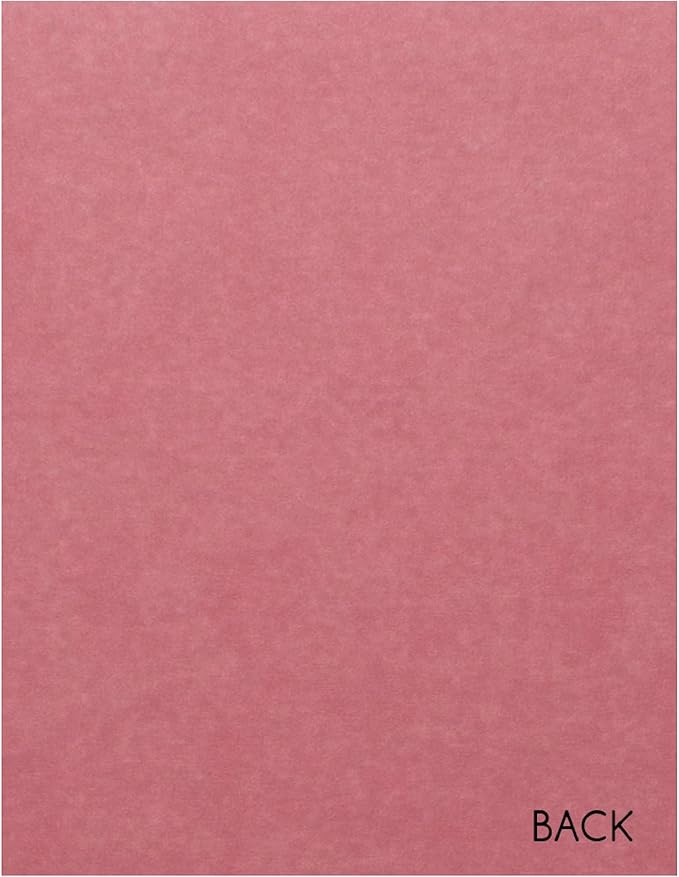 S.E.I Tomato Velvet Paper, Felt Fabric For Drawer and Jewelry Box Liner, 8.5" x 11" - 12 Sheets
