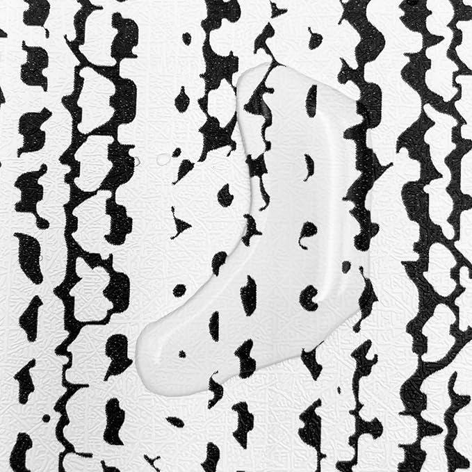 Yifasy Black and White Shelf Liner 9.8 ft Roll Peel and Stick Wallpaper Decor Wall Furniture Drawer Lining Paper Waterproof 17.7 Inch Wide (S-118.1x17.7 Inch)