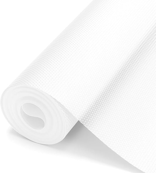 YACEYACE Shelf Cabinet Liner for Kitchen, Clear 12 Inch x 10 FT Cabinet Liner, Non Adhesive, Non-Slip, Waterproof, Shelf Liners for Dresser, Cupboard