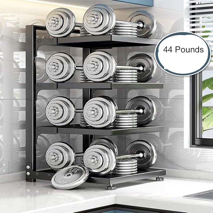 Pots and Pans Organizer for Cabinet Black Adjustable 3 Tier Pot Organizer Rack Under Sink or Floating Shelf Heavy Duty Kitchen Storage Organizers Pot Lid Organizer