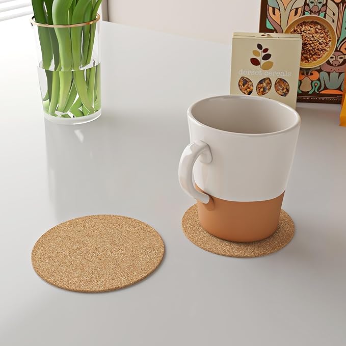 Yenhome 24"X118" Cork Roll Shelf Liner Self Adhesive Cork Board Roll for Walls Drawer Liners Peel and Stick Corks Shelf Liner Think Corkboards for Office Wall Classroom Kitchen Cabinet