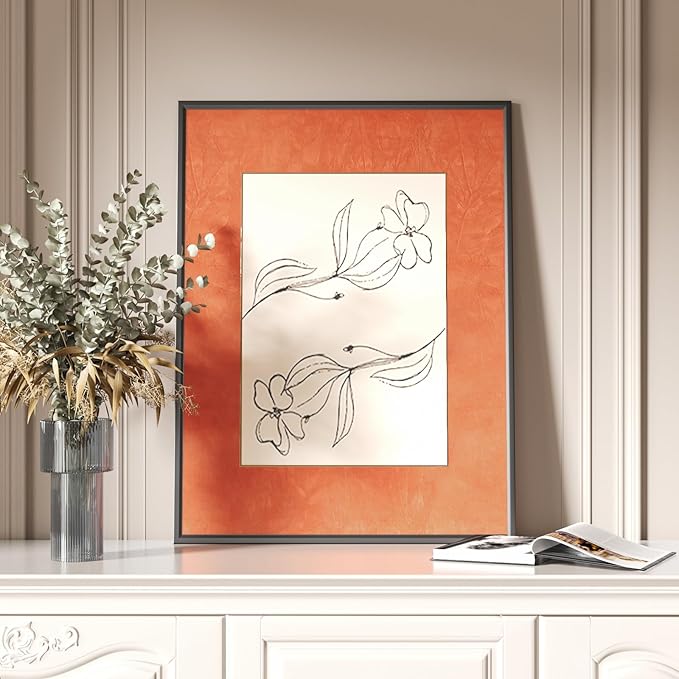 CHIHUT Orange Felt Drawer Liner for Jewelry Box Lining Dresser Creased Soft Orange Self Adhesive Fabric Thick Velvet Wallpaper Peel and Stick Fabric Felt Sheets Roll for Cabinets Art Crafts 12"x472"