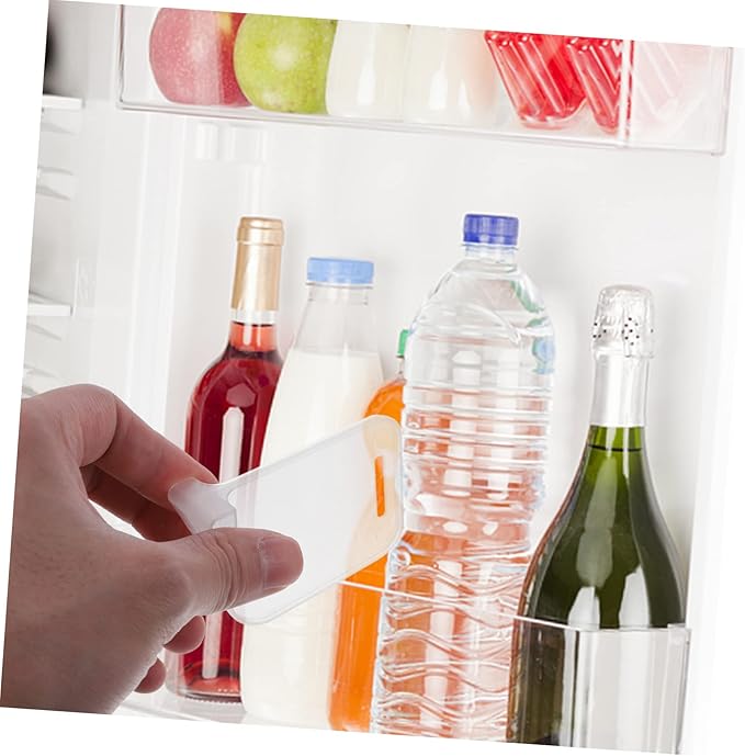CHILDWEET Refrigerator Door Dividers 40Pcs Transparent Fridge Shelf Separators Adjustable Plastic Dividers for Household Freezer Organization and Kitchen Storage
