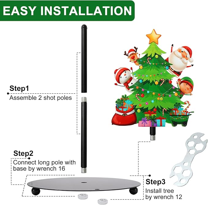 JarThenaAMCS Christmas Paper Towel Holder Xmas Tree Snowman Santa Claus Reindeer Kitchen Decor Accessories Large Metal Towel Holder Stand for Home Bathroom Countertop