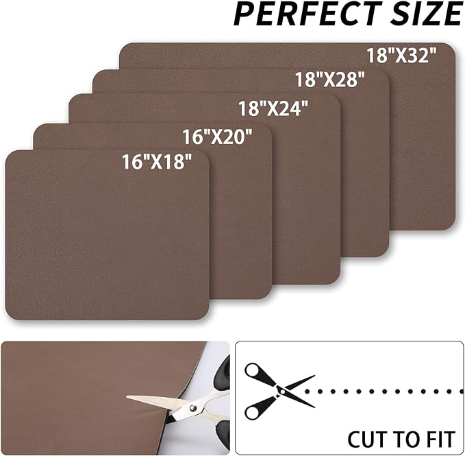 Dish Drying Mat for Kitchen Counter, Heat Resistant Drainer Mats with Non-slip Rubber Backed, Hide Stain Kitchen Super Absorbent Draining Mat, Easy to Clean Dish Rack Pad, Brown 16"x20"